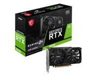 MSI Nvidia GeForce RTX 3050 Videokaart VENTUS 2X OC 6 GB GDDR6-RAM PCIe x16 DisplayPort, HDMI NVIDIA G-Sync , Overclocked