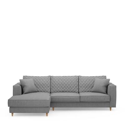 Rivièra Maison Loungebank 'Kendall' Links, Cotton, kleur Grey