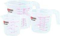 KS Tools 150.9205 Set maatbekers, 3-dlg