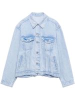 Simkhai veste en jean Lambert à ornements en cristal - Bleu