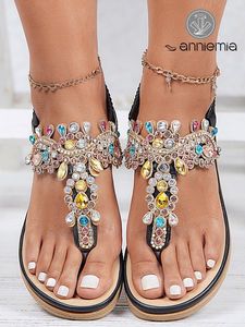 Soft Comfortable Fashion Party Rhinestone Flip Sandals