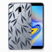 Samsung Galaxy J6 Plus (2018) TPU Case Leaves Blue