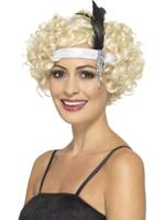 wit satijn charleston Diadeem