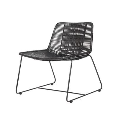 Label51 Fauteuil Jax - Zwart - Rotan