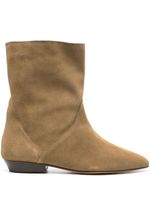 ISABEL MARANT bottines Slaine en daim - Tons neutres