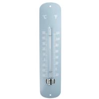 Esschert design thermometer - voor binnen en buiten - ijsblauw - 30 x 7 cm - Celsius/fahrenheit   -