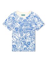 Kenzo Kids t-shirt en coton à imprimé graphique - Blanc