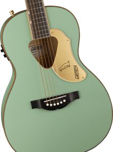 Gretsch Guitars G5021E RANCHER™ PENGUIN™ PARLOR ACOUSTIC/ELECTRIC Akoestische-elektrische gitaar Klassiek 6 snaren Groen