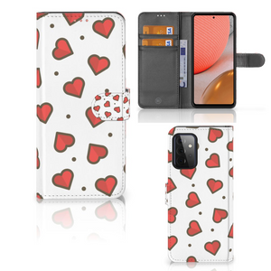 Samsung Galaxy A72 Telefoon Hoesje Hearts