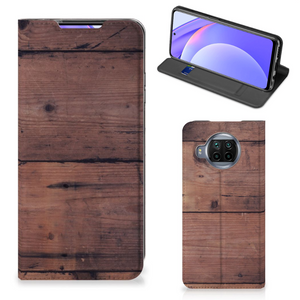 Xiaomi Mi 10T Lite Book Wallet Case Old Wood