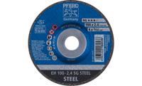 PFERD EH 100-2,4 SG STEEL/16,0 61339116 Doorslijpschijf gebogen 100 mm 25 stuk(s) Staal