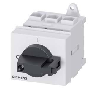 Siemens 3LD22300TK11 Belastbare scheidingsschakelaar Zwart 3-polig 16 mm² 32 A 690 V/AC