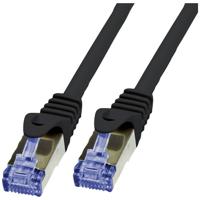 Value 21.99.0720 RJ45 Netwerkkabel, patchkabel CAT 6A S/FTP 20.00 m Zwart Afgeschermd (dubbel), Halogeenvrij, Vlambestendig 1 stuk(s) - thumbnail