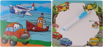 LG Imports legpuzzel met tekenbord boot 30 stukjes LG Imports legpuzzel met tekenbord boot 30 stukjes