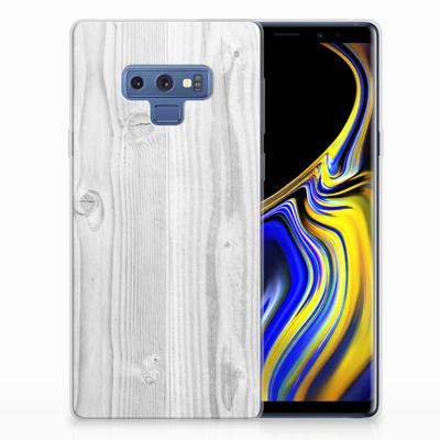 Samsung Galaxy Note 9 Bumper Hoesje White Wood Samsung Galaxy Note 9 Bumper Hoesje White Wood