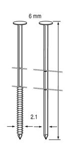 Dutack DutackFasteners Coilnagel RNCW21 Nk 35mm ds 14mille - 5222030 - 5222030