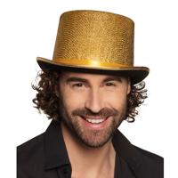Hoge hoed goudkleurig