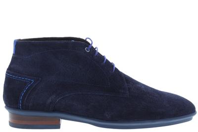 Floris van Bommel 20440/28 navy print donkerblauw Floris van Bommel 20440/28 navy print donkerblauw