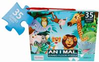 Toys Amsterdam vloerpuzzel Jungle junior 60 cm 35-delig