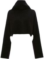 JW Anderson pull oversize à découpes - Noir