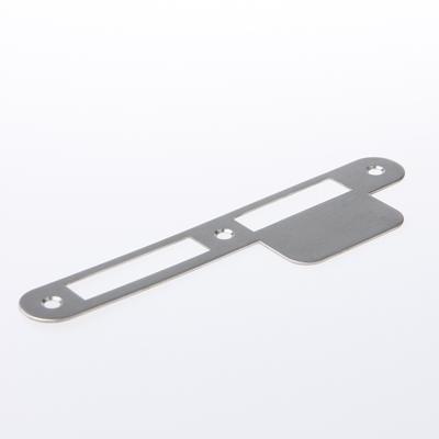 Oxloc Sluitplaat dag- en nachtslot lange lip links RVS Oxloc Sluitplaat dag- en nachtslot lange lip links RVS