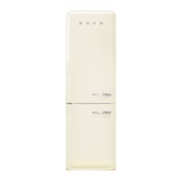 Smeg FAB32LCR5 koel-vriescombinatie Vrijstaand 331 l D Crème - thumbnail