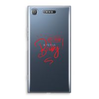 Not Your Baby: Sony Xperia XZ1 Transparant Hoesje