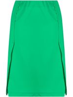 Raf Simons jupe mi-longue à empiècement plissé - Vert