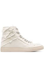 Zadig&Voltaire baskets montantes Flash - Tons neutres