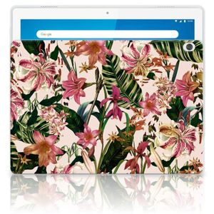 Lenovo Tab M10 Siliconen Hoesje Flowers