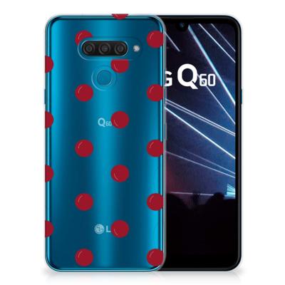 LG Q60 Siliconen Case Cherries