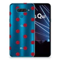 LG Q60 Siliconen Case Cherries