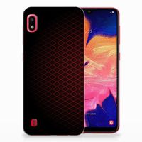 Samsung Galaxy A10 TPU bumper Geruit Rood