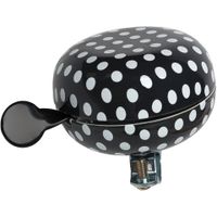 PexKids New Ding Dong bel 80mm Polka Dot black