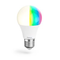 Hama Wifi-ledlamp E27 10W RGBW Zonder Hub Voor Spraak-/app-bediening - thumbnail