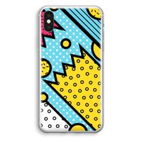 Pop Art #1: iPhone XS Transparant Hoesje