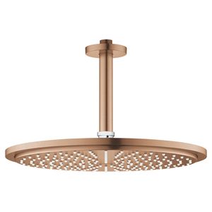 Grohe Regendoucheset Rainshower Cosmopolitan Metal 31 cm met Plafondarm Warm Sunset Geborsteld