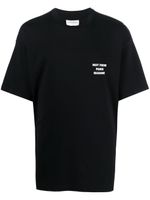 Drôle De Monsieur t-shirt à slogan imprimé - Noir