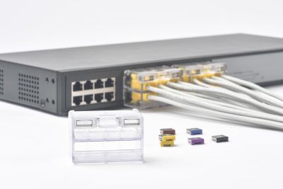 Smartkeeper CSK-NM10/P8 poortblokker RJ-45 Transparant Kunststof 1 stuk(s)