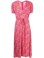 Faithfull the Brand robe mi-longue Raphaela à fleurs - Rose