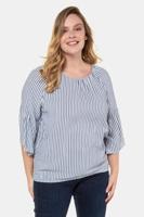 Ulla Popken Tuniek, carmenhals, 3/4 statementmouwen - Grote Maten