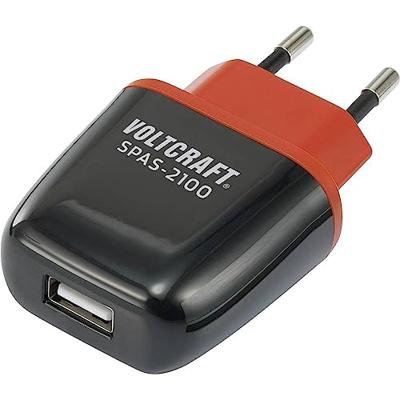 VOLTCRAFT SPAS-2100 USB-oplader 10.5 W Thuis Uitgangsstroom (max.) 2100 mA Aantal uitgangen: 1 x USB Automatische detec