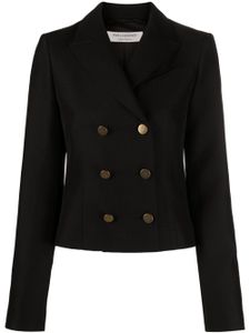 Philosophy Di Lorenzo Serafini blazer croisé à pinces - Noir