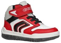 Geox J Buzzerlight Boy A, kinderschoenen, Rood/Wit, 28 EU