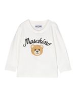 Moschino Kids t-shirt à logo imprimé - Blanc