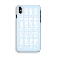 Hotline bling blue: iPhone X Tough Case - thumbnail