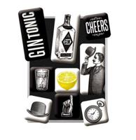 Cheers Gin Tonic Magneet Set