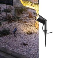SLV SYNA GARDEN | grondspieslamp, mobiele lamp, buitenverlichting, buitenverlichting van tuin, terras, planten, paden, vijver | Schuko-stekker, 3000K, IP65, 36°, 540lm