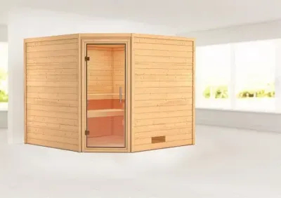 Karibu | Leona Sauna | Helderglas Deur