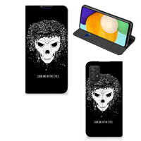 Mobiel BookCase Samsung Galaxy A03s Skull Hair - thumbnail